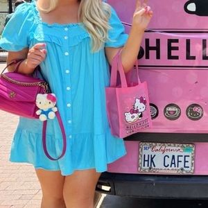 Stoney Clover Lane Blue Mini Dress